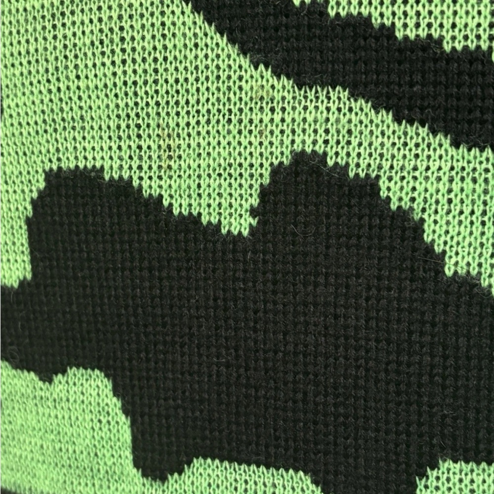 Vtg 90’s Y2K Demetre Wool Blend Sweater Women’s M Crazy Pattern - Picture 4 of 5